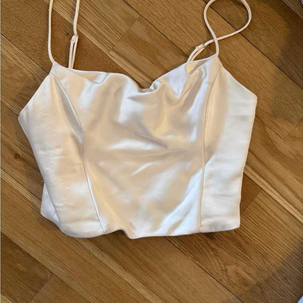 Silk crop top